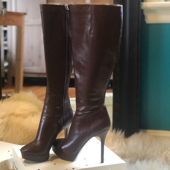 nine west platform boots